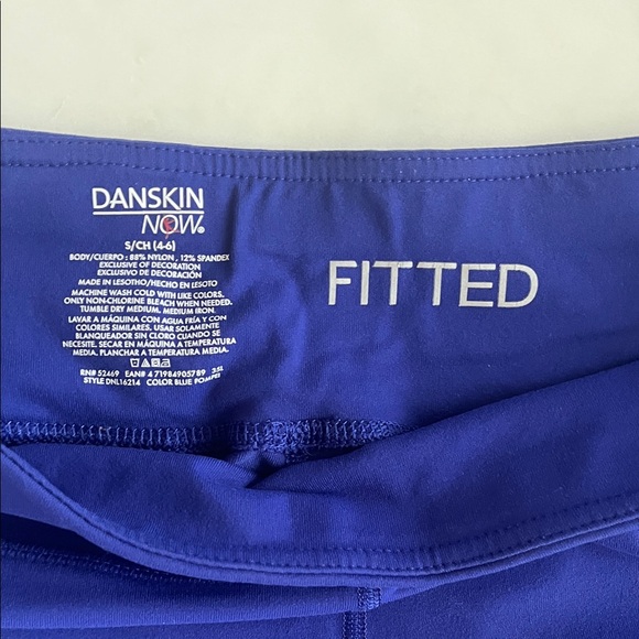 Danskin Now Shorts Bundle of 3 Small 1 Blue 2 Gray Key Pocket Fitted - Picture 10 of 12